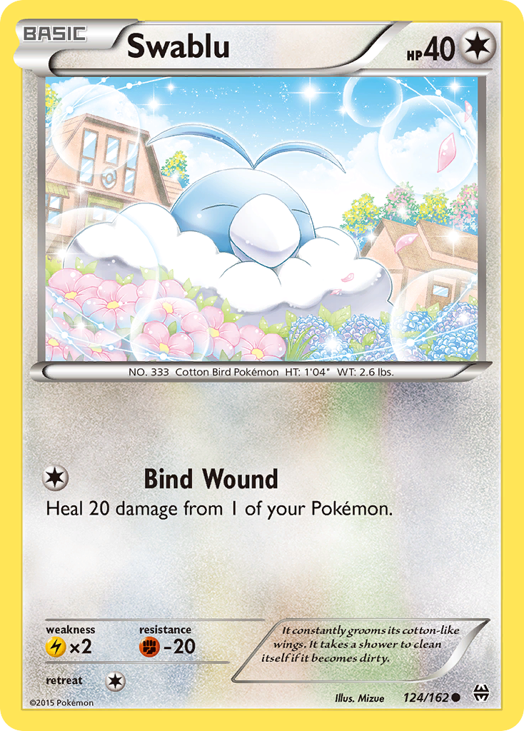 Swablu (124/162) [XY: BREAKthrough] | Exor Games Bridgewater