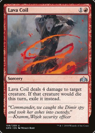 Lava Coil [Guilds of Ravnica] | Exor Games Bridgewater