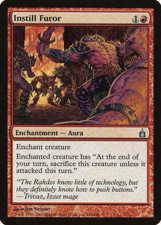 Instill Furor [Ravnica: City of Guilds] | Exor Games Bridgewater