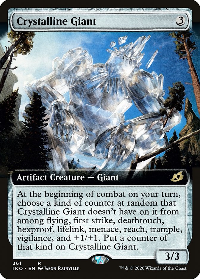 Crystalline Giant (Extended Art) [Ikoria: Lair of Behemoths] | Exor Games Bridgewater