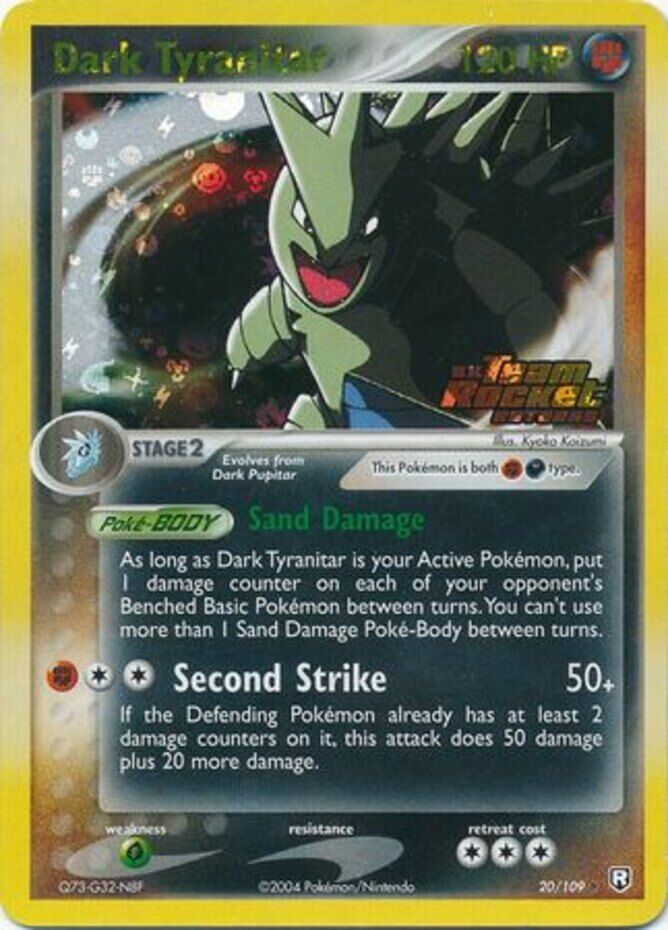 Dark Tyranitar (20/109) (Stamped) [EX: Team Rocket Returns] | Exor Games Bridgewater