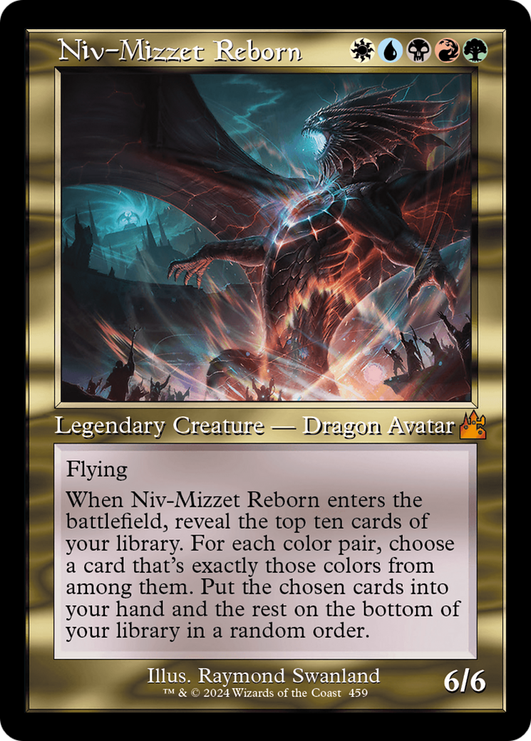 Niv-Mizzet Reborn (Retro Frame) [Ravnica Remastered] | Exor Games Bridgewater