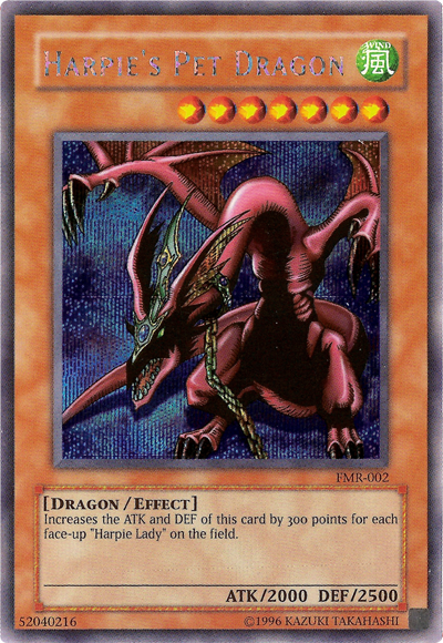 Harpie's Pet Dragon (Forbidden Memories) [FMR-002] Prismatic Secret Rare | Exor Games Bridgewater