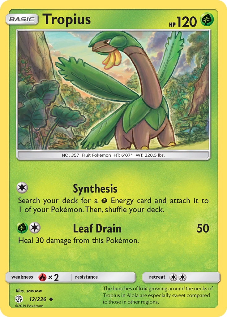Tropius (12/236) [Sun & Moon: Cosmic Eclipse] | Exor Games Bridgewater