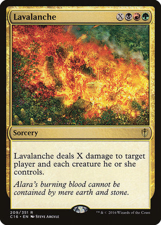 Lavalanche [Commander 2016] | Exor Games Bridgewater