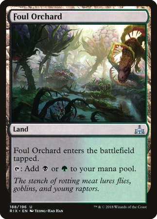 Foul Orchard [Rivals of Ixalan] | Exor Games Bridgewater