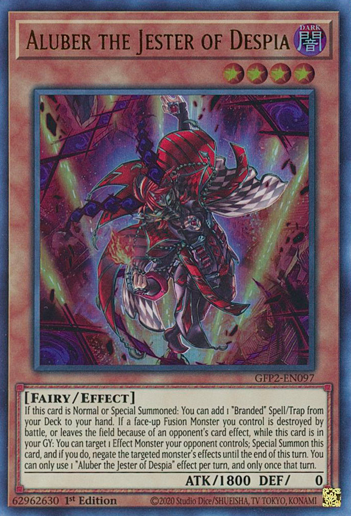 Aluber the Jester of Despia [GFP2-EN097] Ultra Rare | Exor Games Bridgewater