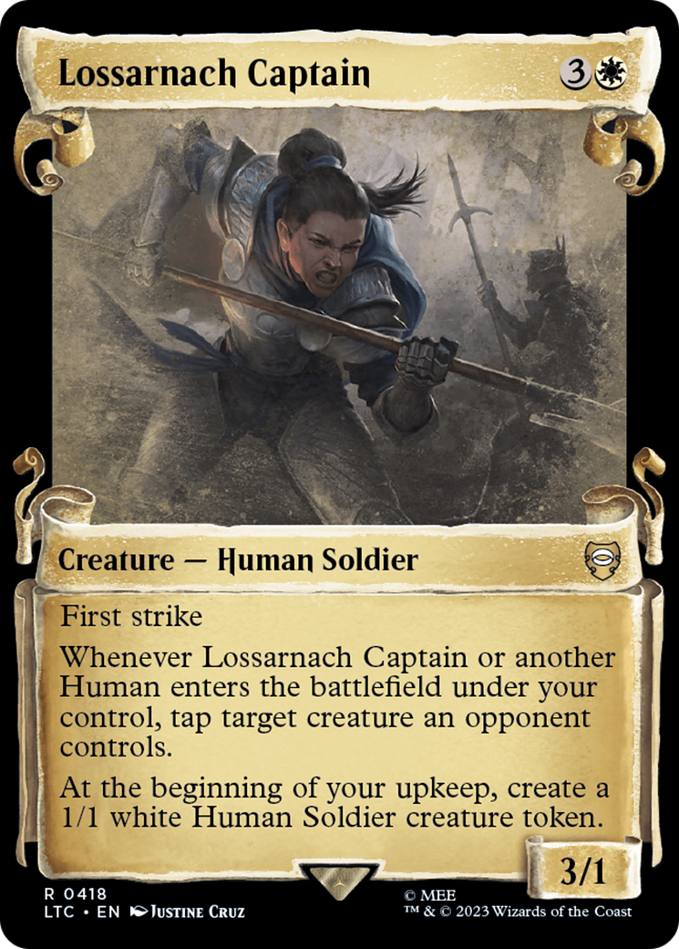 Lossarnach Captain [The Lord of the Rings: Tales of Middle-Earth Commander Showcase Scrolls] | Exor Games Bridgewater