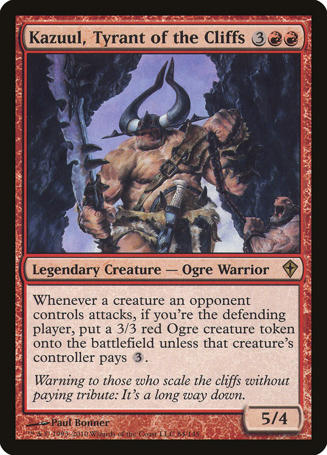 Kazuul, Tyrant of the Cliffs [Worldwake] | Exor Games Bridgewater