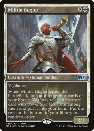 Militia Bugler [Core Set 2019 Promos] | Exor Games Bridgewater