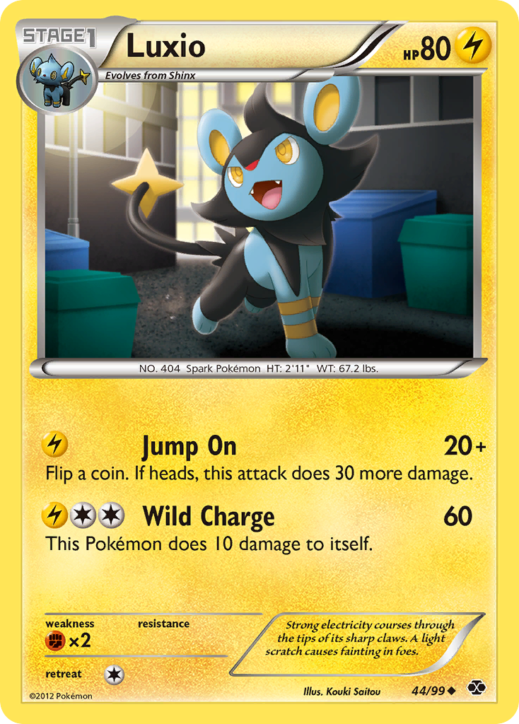 Luxio (44/99) [Black & White: Next Destinies] | Exor Games Bridgewater