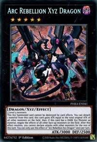 Arc Rebellion Xyz Dragon [PHRA-EN041] Secret Rare | Exor Games Bridgewater