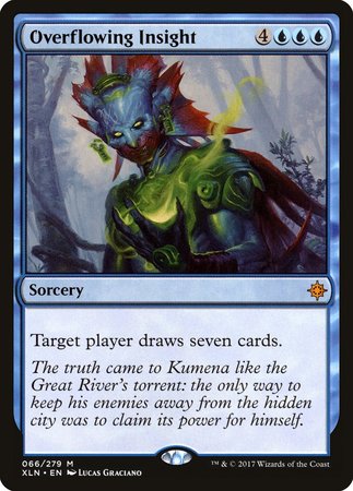 Overflowing Insight [Ixalan] | Exor Games Bridgewater