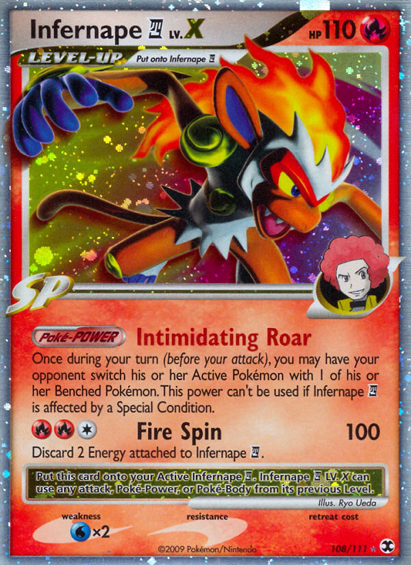 Infernape LV.X (108/111) [Platinum: Rising Rivals] | Exor Games Bridgewater