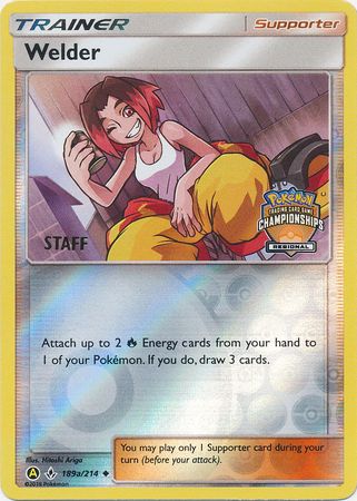 Welder (189a/214) (Regional Championship Promo Staff) [Sun & Moon: Unbroken Bonds] | Exor Games Bridgewater