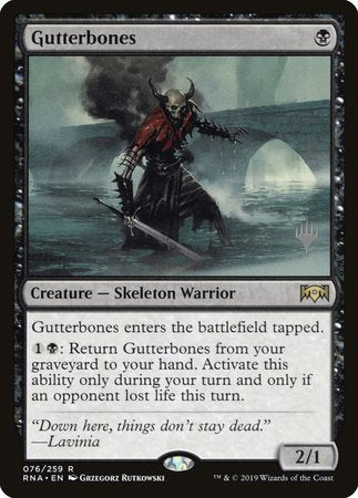 Gutterbones [Ravnica Allegiance Promos] | Exor Games Bridgewater