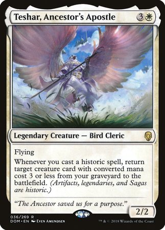 Teshar, Ancestor's Apostle [Dominaria] | Exor Games Bridgewater