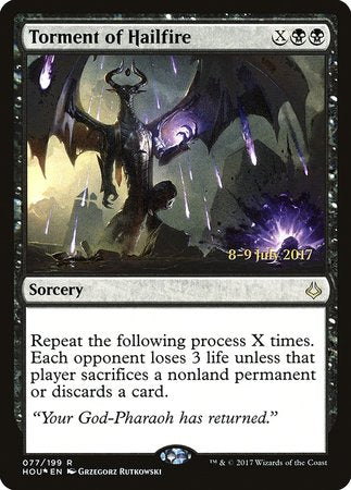 Torment of Hailfire [Hour of Devastation Promos] | Exor Games Bridgewater
