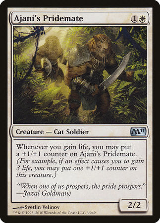 Ajani's Pridemate [Magic 2011] | Exor Games Bridgewater