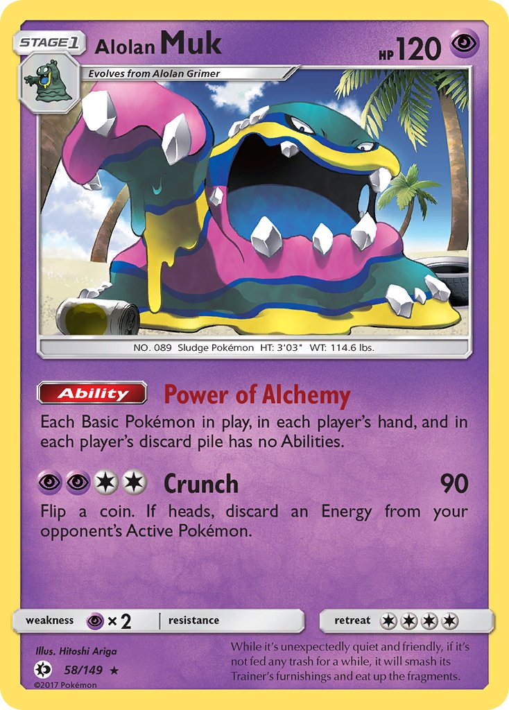 Alolan Muk (58/149) (Cosmos Holo) (Blister Exclusive) [Sun & Moon: Base Set] | Exor Games Bridgewater