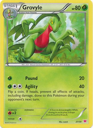 Grovyle (27/30) [XY: Trainer Kit 2 - Latias] | Exor Games Bridgewater