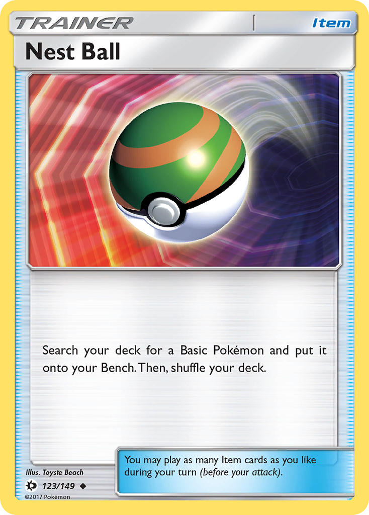 Nest Ball (123/149) [Sun & Moon: Base Set] | Exor Games Bridgewater