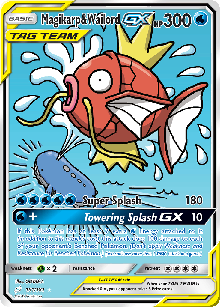 Magikarp & Wailord GX (161/181) [Sun & Moon: Team Up] | Exor Games Bridgewater