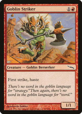 Goblin Striker [Mirrodin] | Exor Games Bridgewater