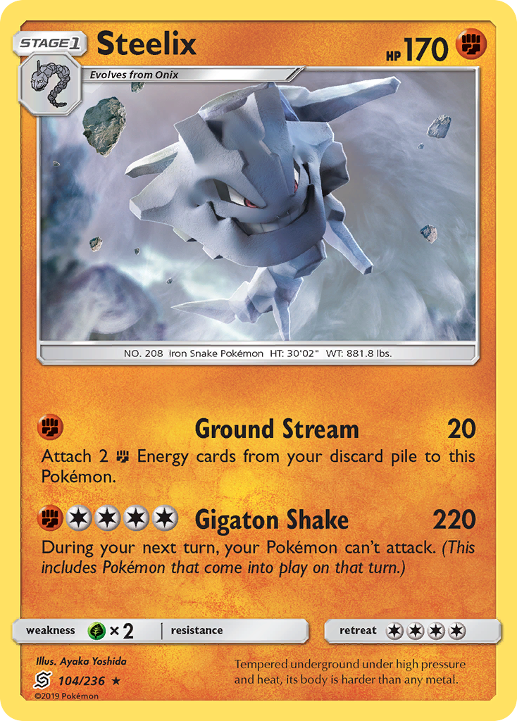 Steelix (104/236) [Sun & Moon: Unified Minds] | Exor Games Bridgewater