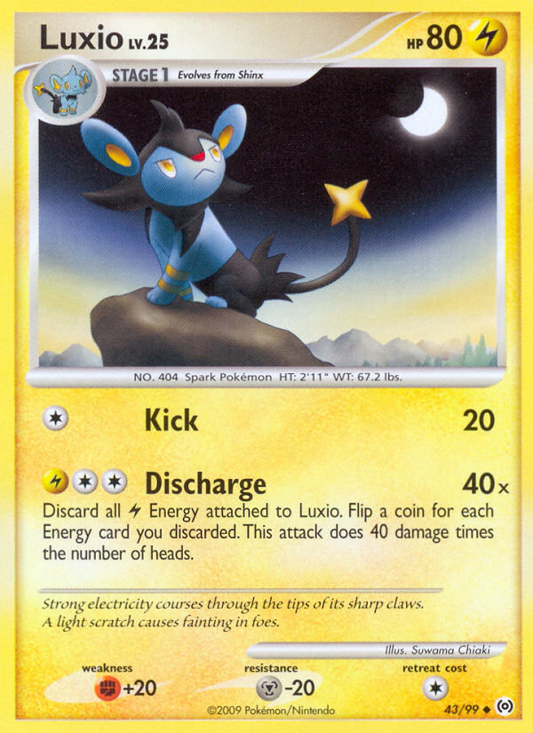 Luxio (43/99) [Platinum: Arceus] | Exor Games Bridgewater