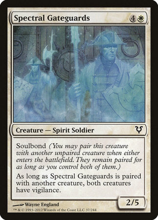 Spectral Gateguards [Avacyn Restored] | Exor Games Bridgewater