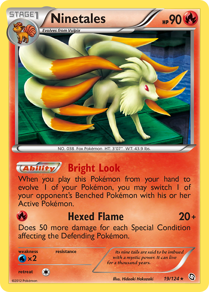 Ninetales (19/124) [Black & White: Dragons Exalted] | Exor Games Bridgewater