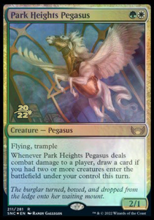 Park Heights Pegasus [Streets of New Capenna Prerelease Promos] | Exor Games Bridgewater