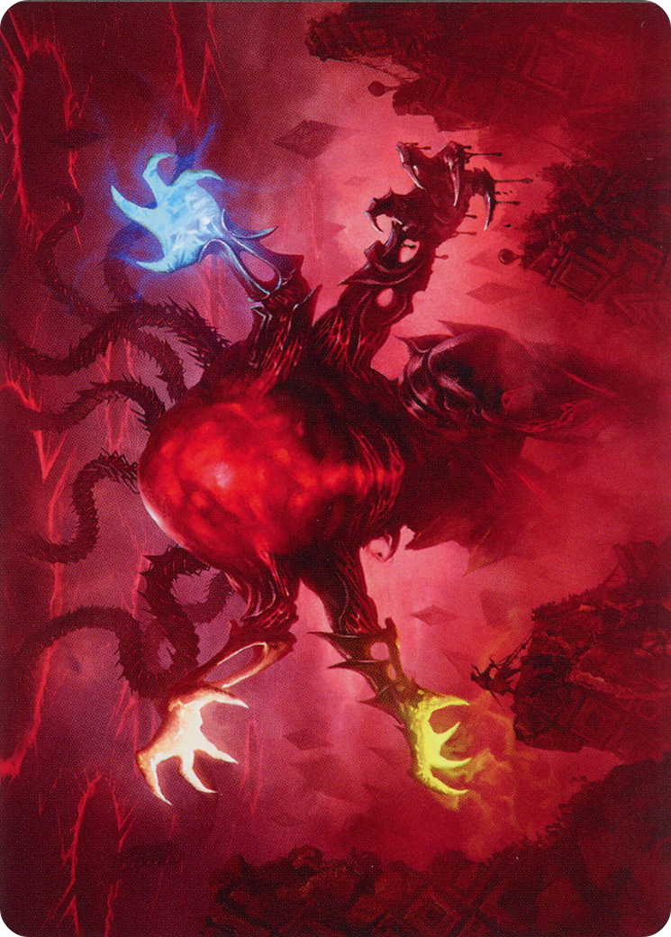 Omnath, Locus of All Art Card (51) [March of the Machine Art Series] | Exor Games Bridgewater