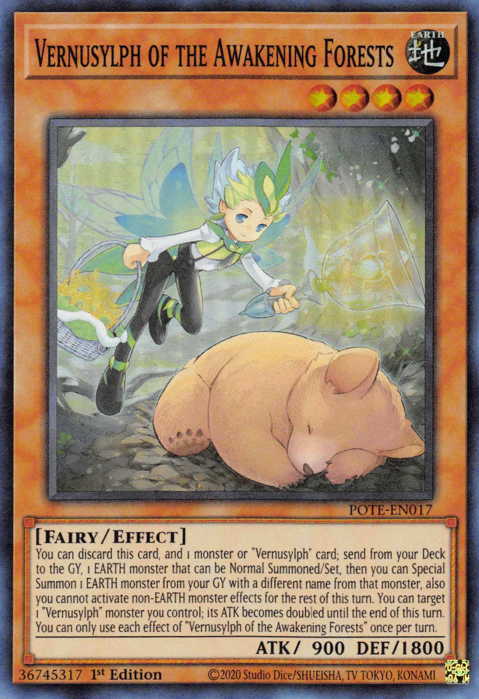 Vernusylph of the Awakening Forests [POTE-EN017] Super Rare | Exor Games Bridgewater