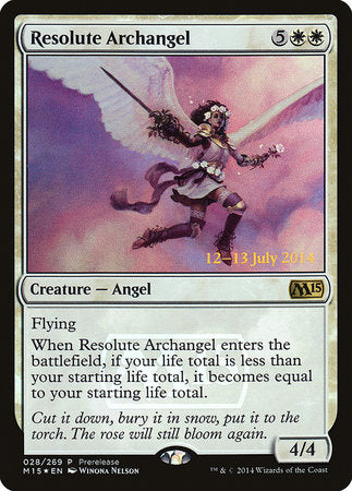 Resolute Archangel [Magic 2015 Promos] | Exor Games Bridgewater