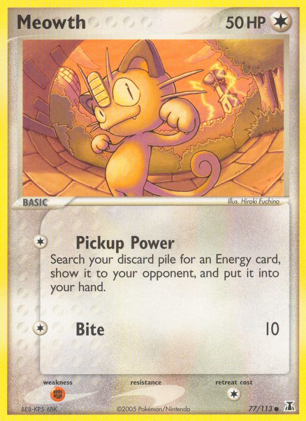 Meowth (77/113) [EX: Delta Species] | Exor Games Bridgewater