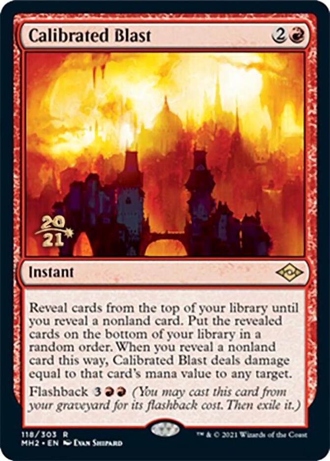 Calibrated Blast [Modern Horizons 2 Prerelease Promos] | Exor Games Bridgewater