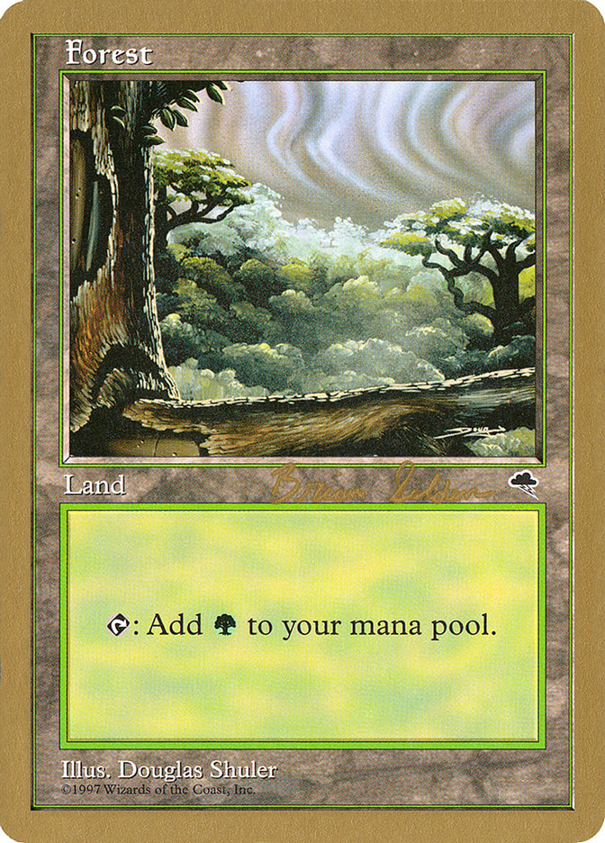 Forest (bs349) (Brian Selden) [World Championship Decks 1998] | Exor Games Bridgewater