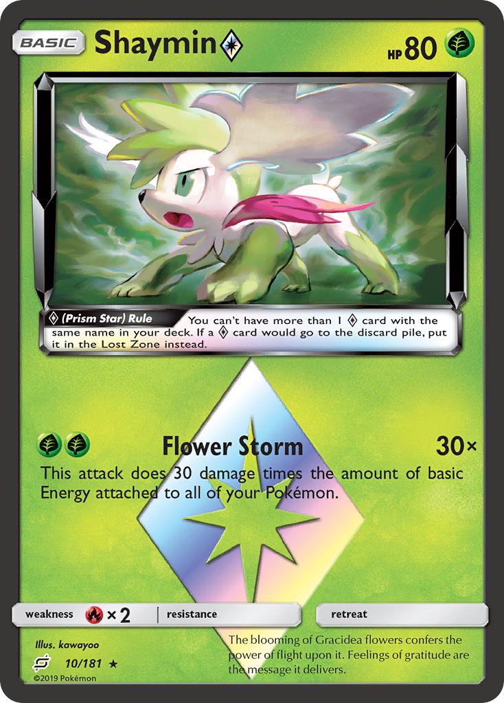 Shaymin (10/181) (Prism Star) [Sun & Moon: Team Up] | Exor Games Bridgewater