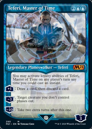 Teferi, Master of Time (Showcase) (290) [Core Set 2021] | Exor Games Bridgewater