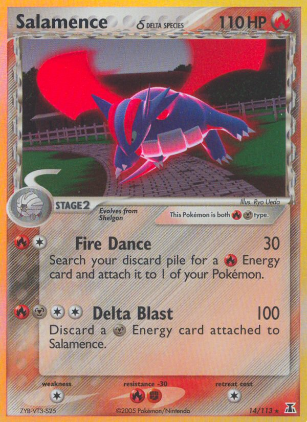 Salamence (14/113) (Delta Species) [EX: Delta Species] | Exor Games Bridgewater