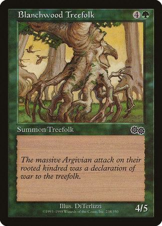 Blanchwood Treefolk [Urza's Saga] | Exor Games Bridgewater