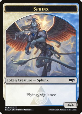 Sphinx Token [Ravnica Allegiance Tokens] | Exor Games Bridgewater