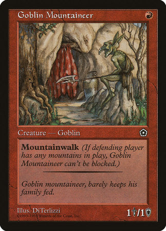 Goblin Mountaineer [Portal Second Age] | Exor Games Bridgewater