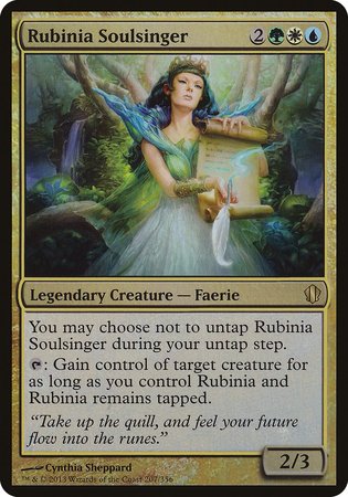 Rubinia Soulsinger (Commander 2013) [Commander 2013 Oversized] | Exor Games Bridgewater