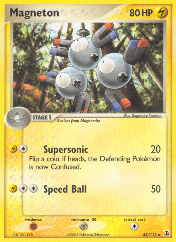 Magneton (48/113) [EX: Delta Species] | Exor Games Bridgewater