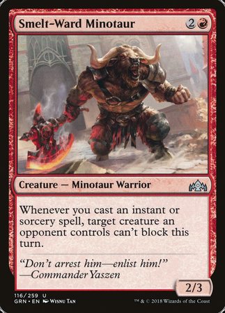 Smelt-Ward Minotaur [Guilds of Ravnica] | Exor Games Bridgewater