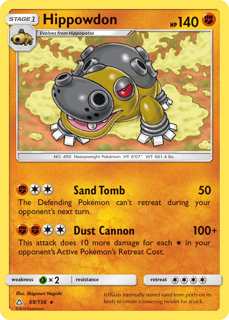 Hippowdon (69/156) [Sun & Moon: Ultra Prism] | Exor Games Bridgewater