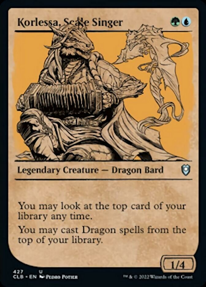 Korlessa, Scale Singer (Showcase) [Commander Legends: Battle for Baldur's Gate] | Exor Games Bridgewater